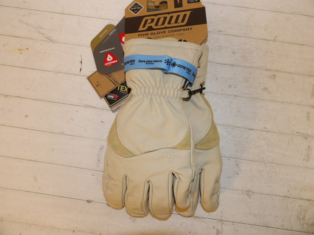 Women's POW Gor-Tex Size Large Cream Gloves - Cream