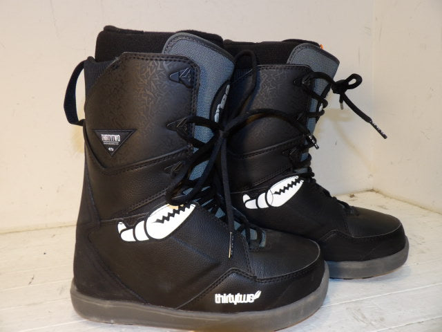 Men's 32 Lashed Size 8.5 Boots - Crab Grab - Black