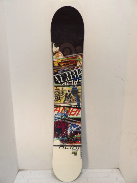 Mens Alibi Sicter Size 154cm Snowboard - Multi