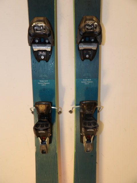 Mens Blizzard Rustler 9 w/ Marker Size 180cm Downhill Skis - Green