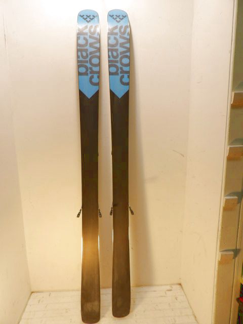 Men's black crows captis w/ Griffon Size 178cm Downhill Skis - Blue / Orange