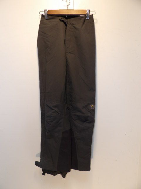 Women's Mountain Hardwear Size 4 Black Pants - Shell