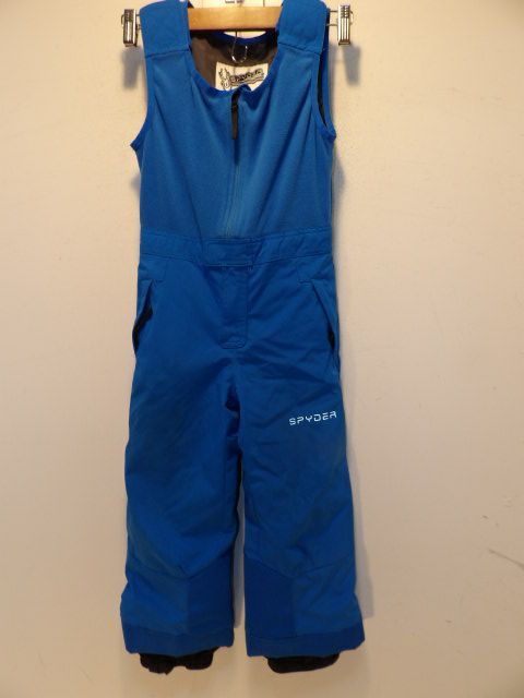 Youth Spyder Blue Bibs - Size 4 - Blue