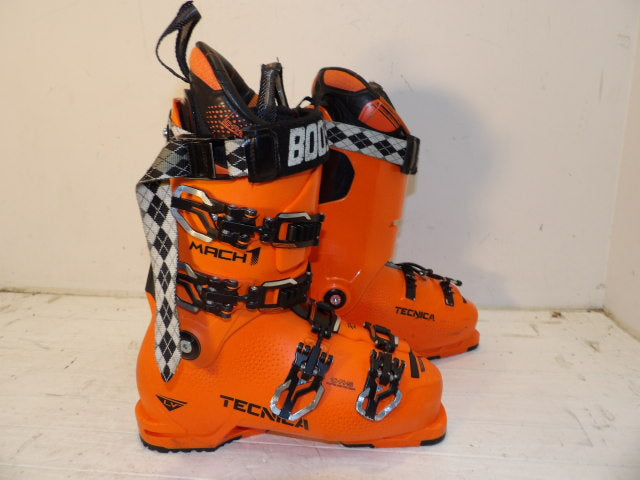 Mens Tecnica Mach 1 130 LV Size 25.5 Downhill Boots - Orange