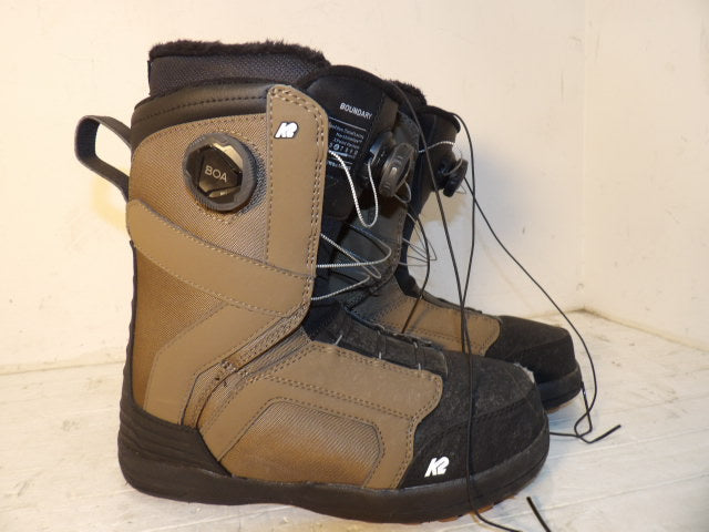 Men's K2 Boundary Boa Size 9.0 Boots - Brown / Black