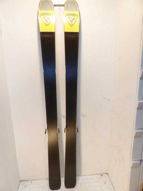 Mens Rossignol Sender 104 w/ Look Pivot 15 Size 186cm Downhill Skis - Black