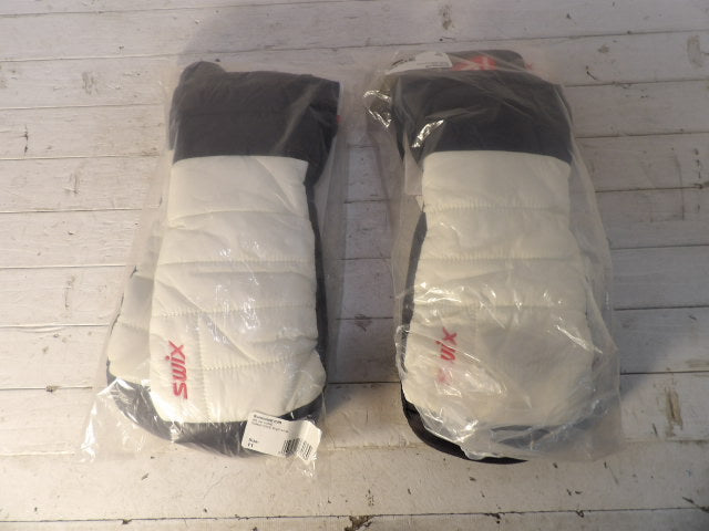 Mens Swix Size X-Large White Gloves - Mitts