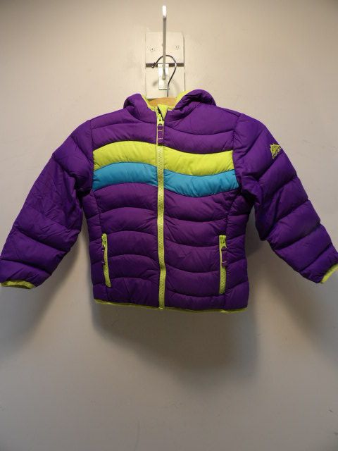 Youth Snozu 5T Purple Jacket - Purple / Stripes