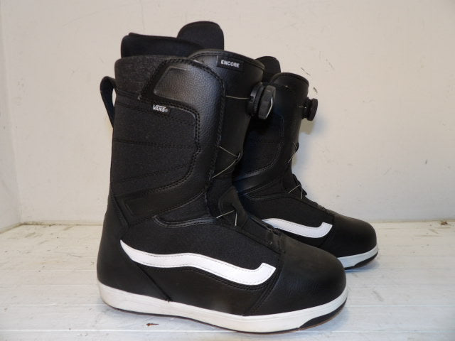 Women's Vans Encore Size 10.0 Boots - Black / White