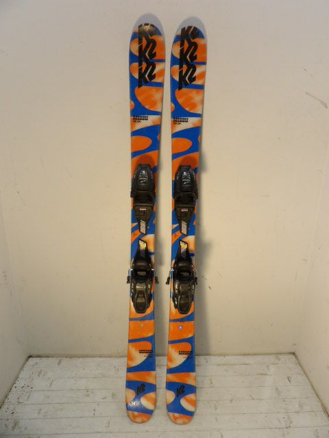 Youth K2 Missy Size 119cm Downhill Skis - Orange/Blue