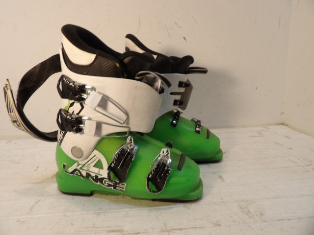 Youth Lange Size 22.5 RX Kids Boots - Green / White