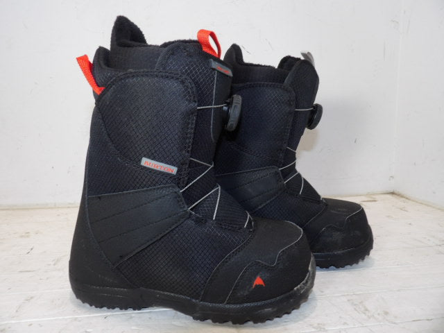 Youth Burton Zipline BOA Size 4K Boots - Black / Red
