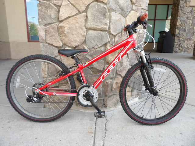 Felt Q Series 24" Kid's Bike - Red