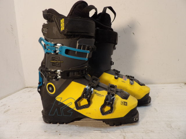 Youth K2 Mindbender Team Jr Size 26.5 AT Boots - Grey / Yellow
