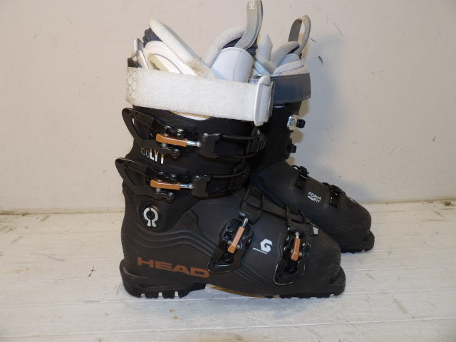Womens Head Nexo Lyt 100 Size 24.5 Downhill Boots - Grey
