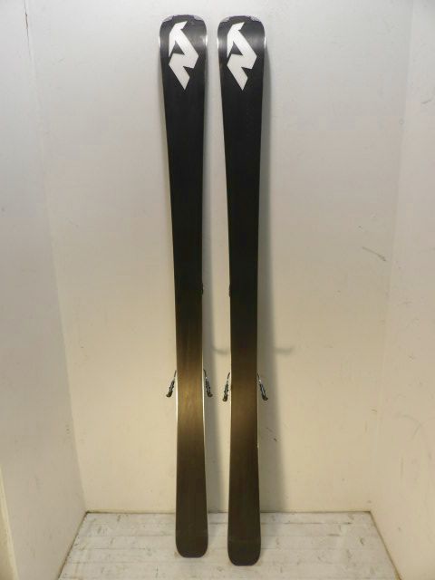 Womens Nordica Wild Belles 78 w/ Marker Size 162cm Downhill Skis - Black / Blue