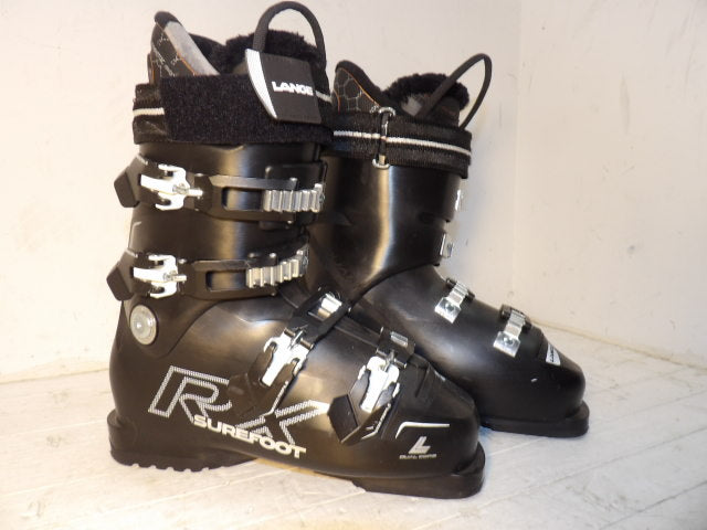 Womens Lange RX 80 Size 25.5 LV Downhill Boots - Black