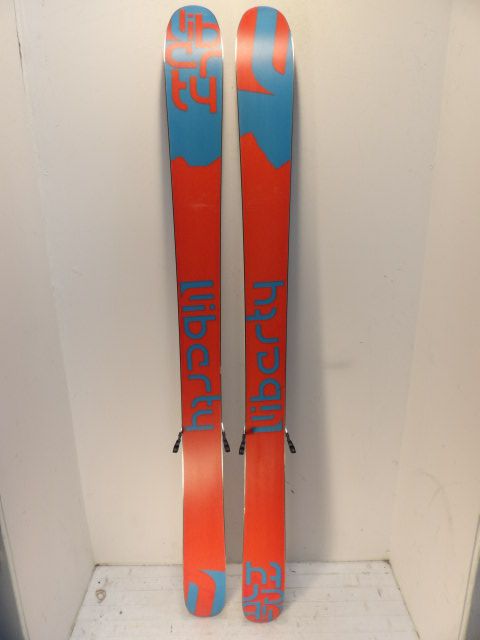 Mens Liberty Origin 106 w/ Griffon Size 171cm Downhill Skis - Blue / Red