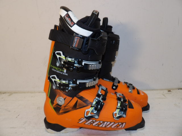 Mens Tecnica Mach 1 130 Size 26.5 Downhill Boots - Orange