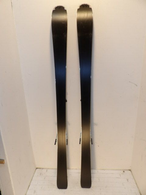 Womens Salomon Distance 76 w/ M10 Size 160cm Downhill Skis - Grey / Purple