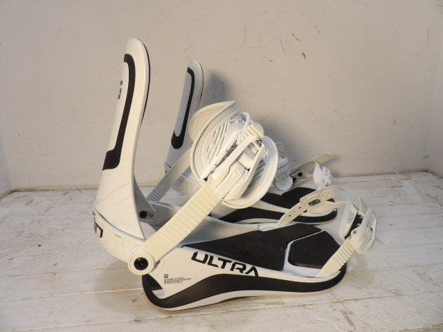 Mens Burton Freestyle Size Large Bindings - Whte / Black