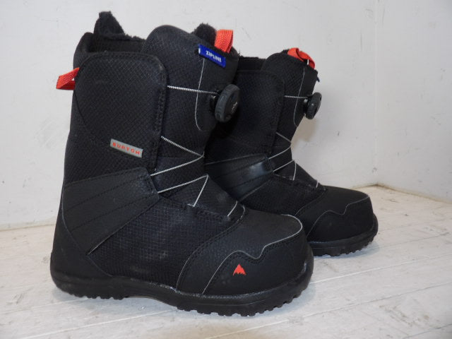 Youth Burton Zipline BOA Size 6K Boots - Black / Red