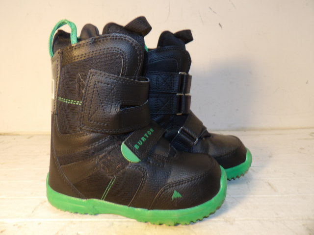 Youth Burton Progression Size 2K Boots - Black / Green