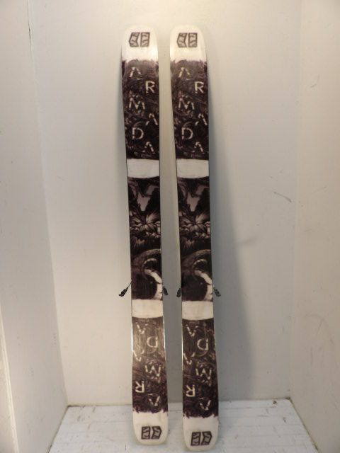 Mens 2020 Armada ARW JJ 116 w/Squire Size 165cm Downhill Skis - Black/White