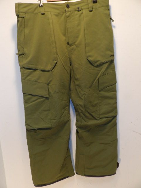 Mens Volcom Size XXL Green Pants - Green
