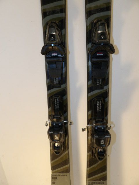 Mens K2 Mindbender 90w/ M11 Size 177cm Downhill Skis - Green