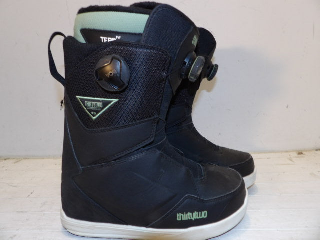 Women's 32 Lashed Size 9.0 Boots - Black / Green