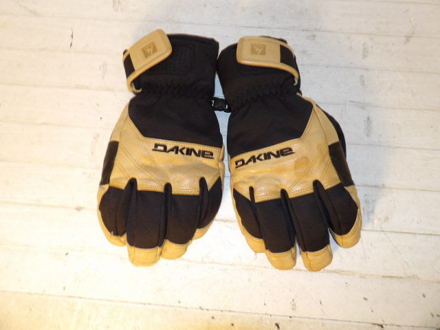 Men's DaKine Gore-tex Size Medium Black Gloves - Black / Tan