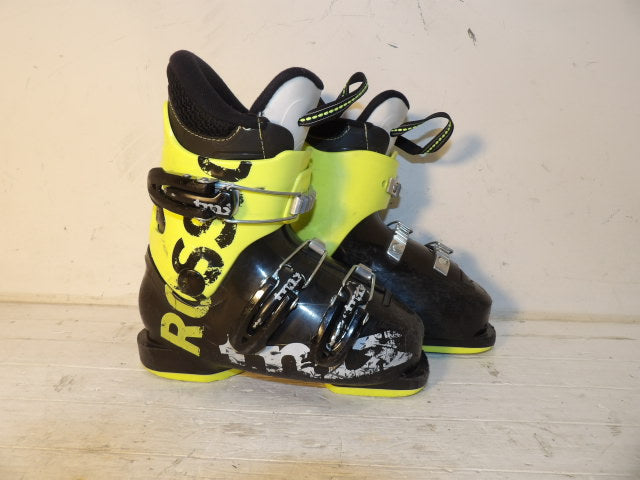 Youth Rossignol Size 19.5 Kids Boots - Black / Yellow