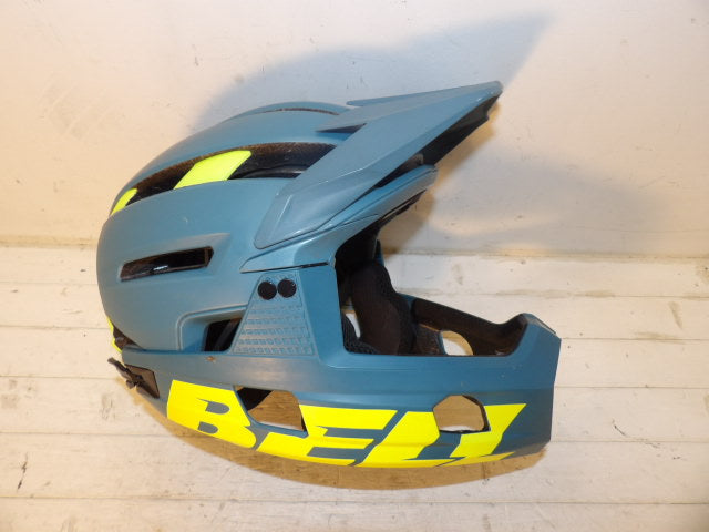 Bell Fullface Medium Helmet - Teal / Yellow