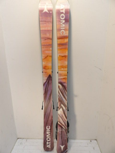 Youth Atomic Bent Chetler w/ S/Lab Shift Size 163cm AT Skis - Brown / White