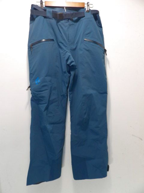 Mens Black Diamond Size Large Blue Pants - Teal