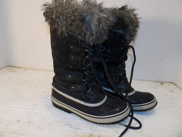 Women's Sorel 8.0 Boots - Black / Fur