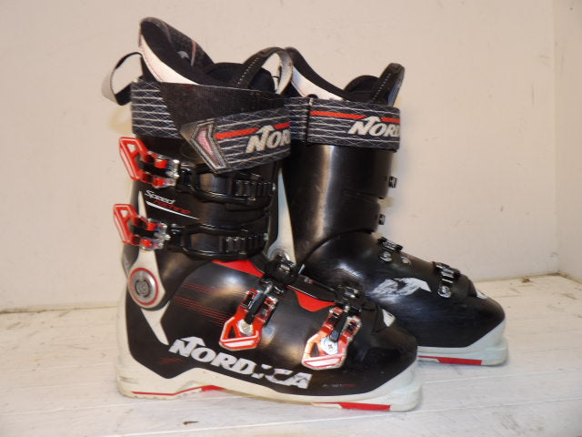 Mens Nordica Speed Size 27.5 Downhill Boots - Black / White