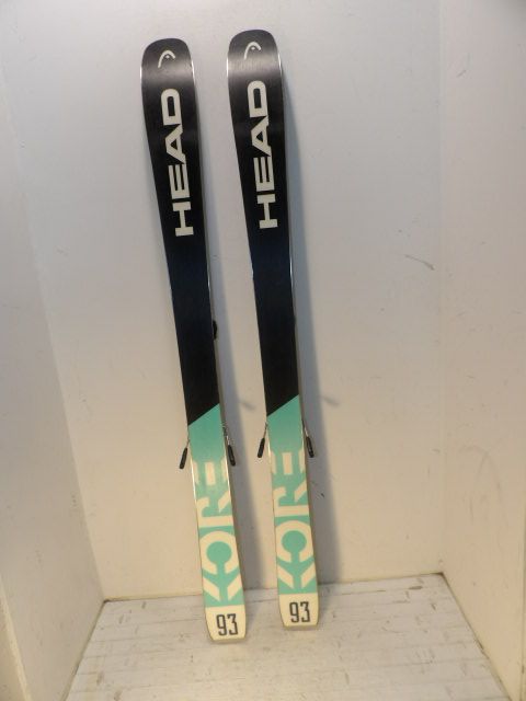 Womens Head Kore w/ Attack Size 153cm Downhill Skis - Black