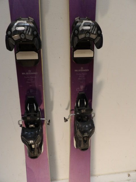 Womens Blizzard Black Pearl w/ Marker Compcact GW Size 165cm Downhill Skis