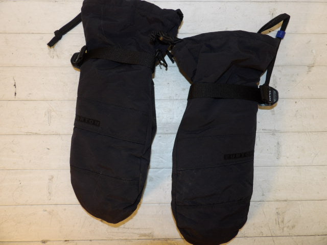 Mens Burton Size Large Black Gloves - Black