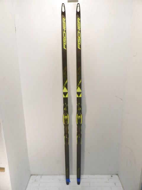 Fischer RCS Skate Plus Nordic Skis - Size 181cm - Black / Yellow