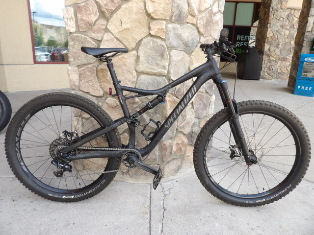 2017 Specialized Stumpjumper FSR Comp Size Large Mountain Bike - Black