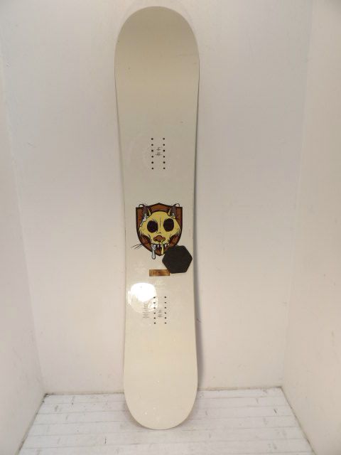 Mens DC PBJ Size 149cm Snowboard - White