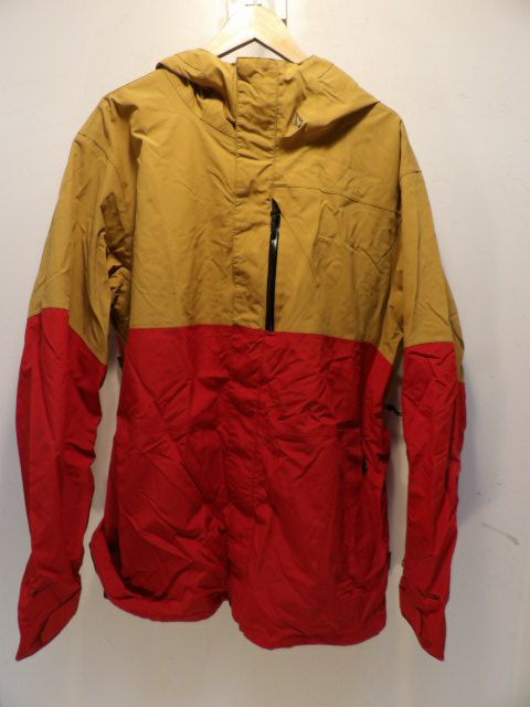 Men's Volcom Gore-tex Size XXL Tan Jacket - Tan / Red