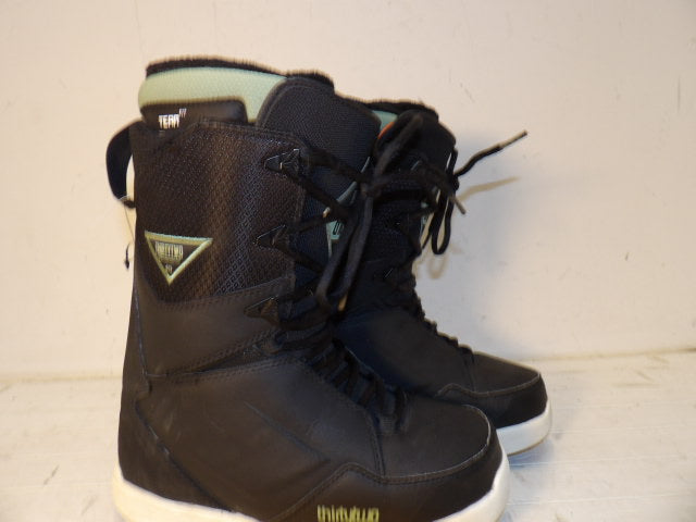 Women's 32 Lashed Size 7.5 Boots - Black / Green