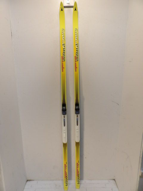 Atomic Super Cap Nordic Skis - Size185cm - Yellow - Salomon SNS pilot