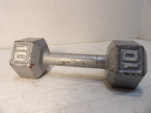 Dumbells - 10 Lb - Silver