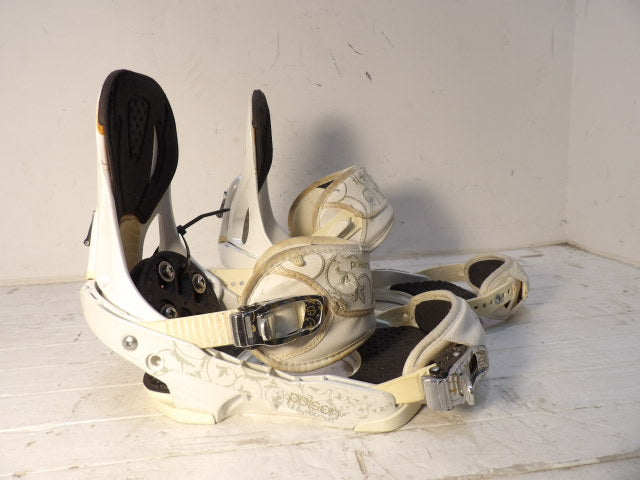 Women's Salomon Poison Size Large Bindings - White