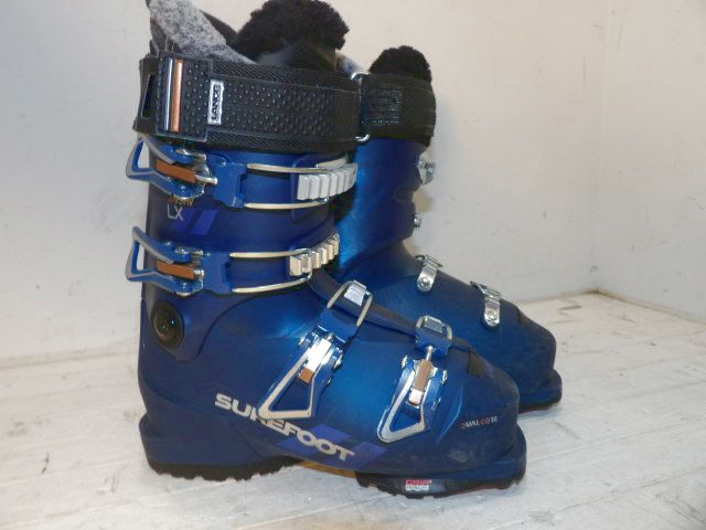 Womens Lange RX 90 Size 22.5 LV Downhill Boots - Blue